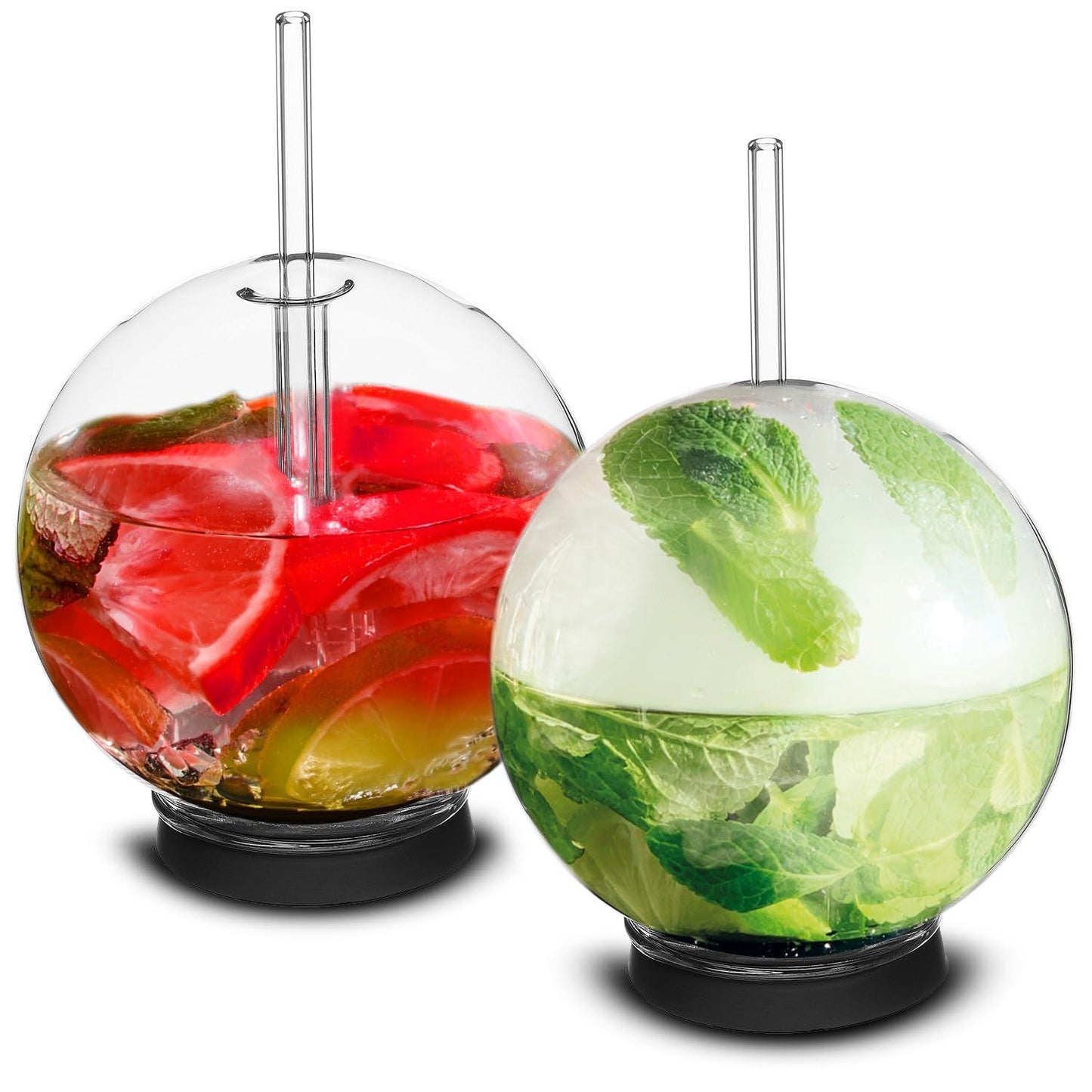 Smoking Gun Wood Smoke Infuser Cocktail Ball   2 pcs Food Smoke Infuser